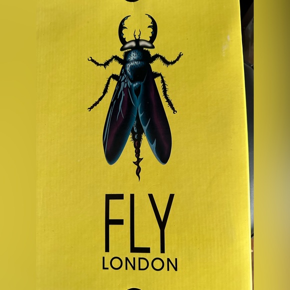 Dark grey Fly London suede booties - Picture 2 of 5